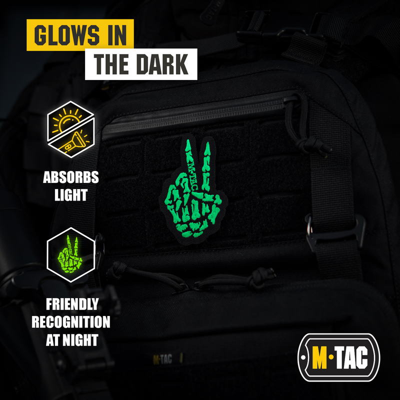 Load image into Gallery viewer, M-Tac GITD Patch Victory Hand (Embroidered)