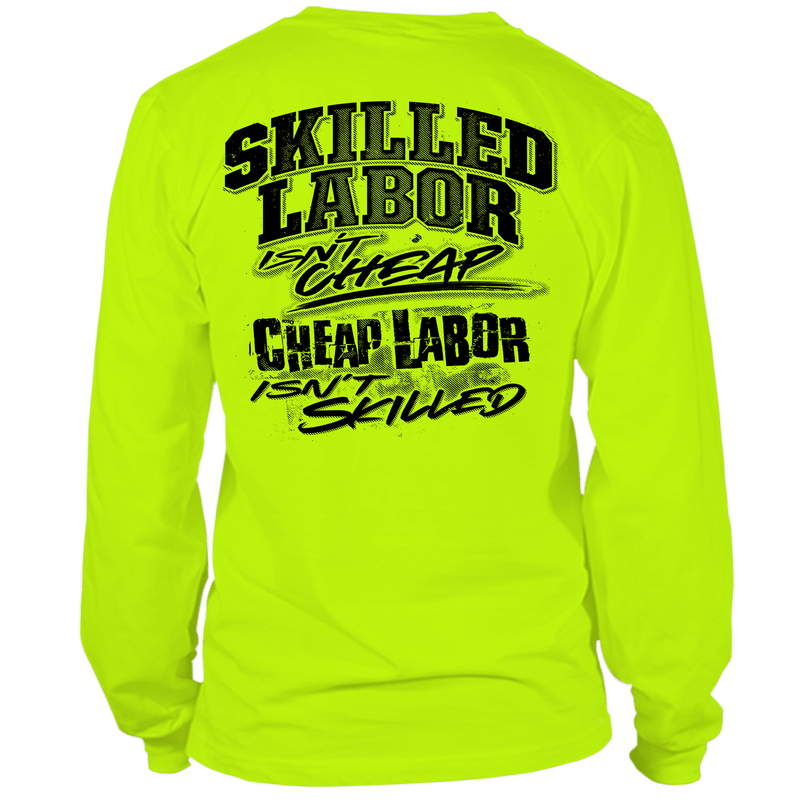 Load image into Gallery viewer, Skilled Labor - Long Sleeve Hi-Vis T-Shirt