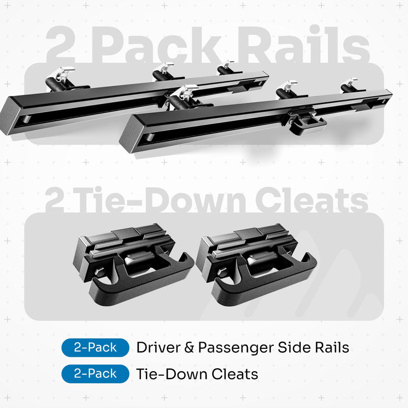 Load image into Gallery viewer, Integral Rails - Bedside Rail System - Chevrolet Colorado & GMC Canyon (2023+)