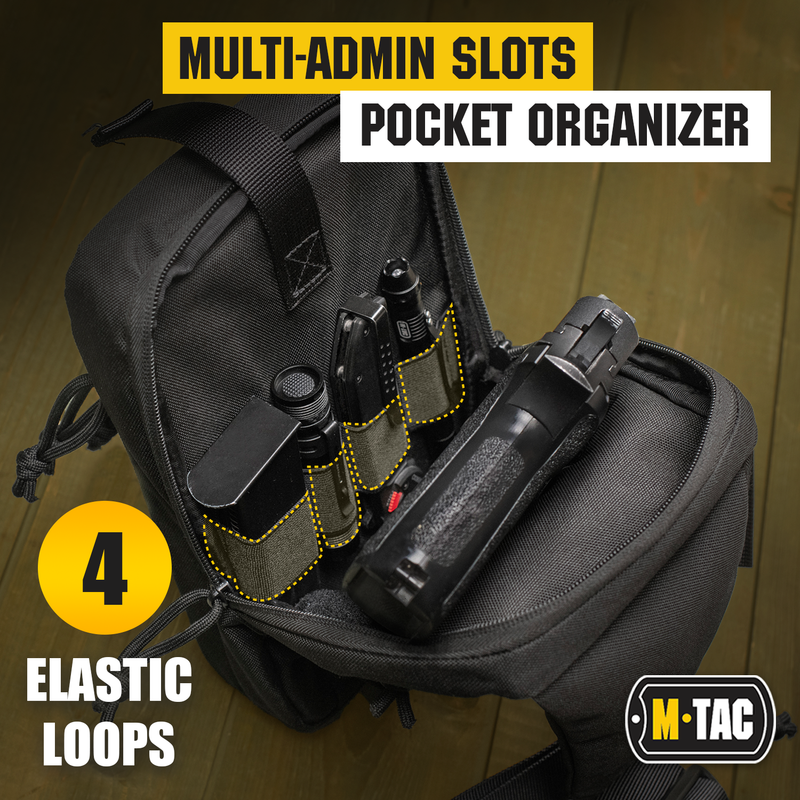 Load image into Gallery viewer, M-Tac LEFT-HANDED Tactical Sling Bag for Men with Holster