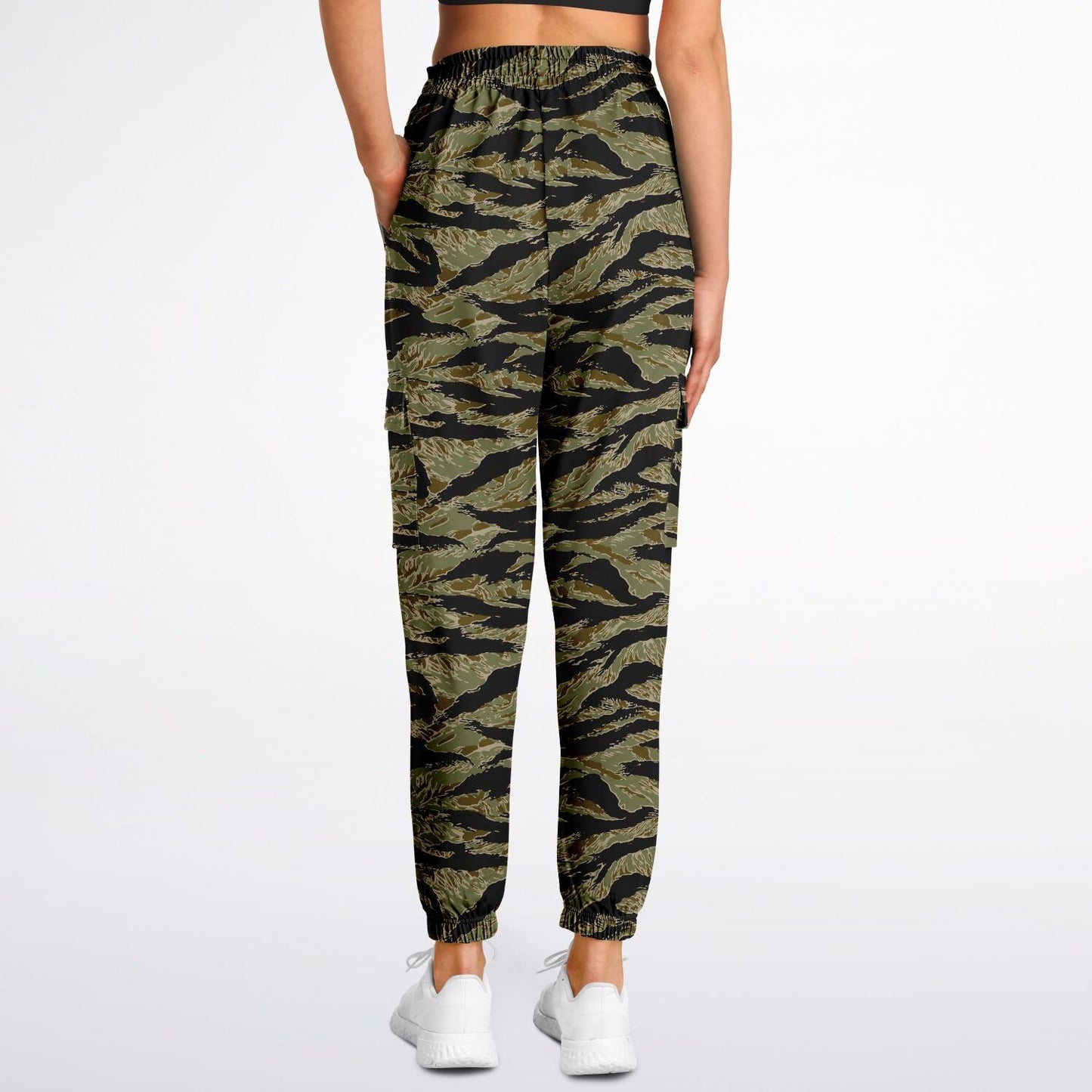 Rad Palm Tiger Stripe Cargo Joggers