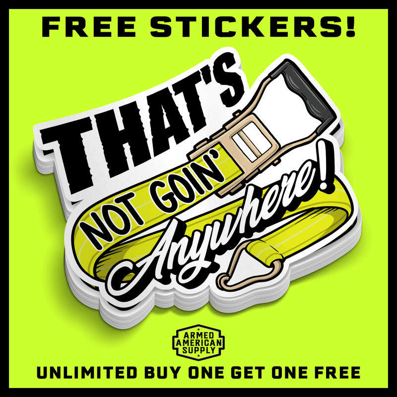 Load image into Gallery viewer, Not Goin' Anywhere - Hard Hat Decal