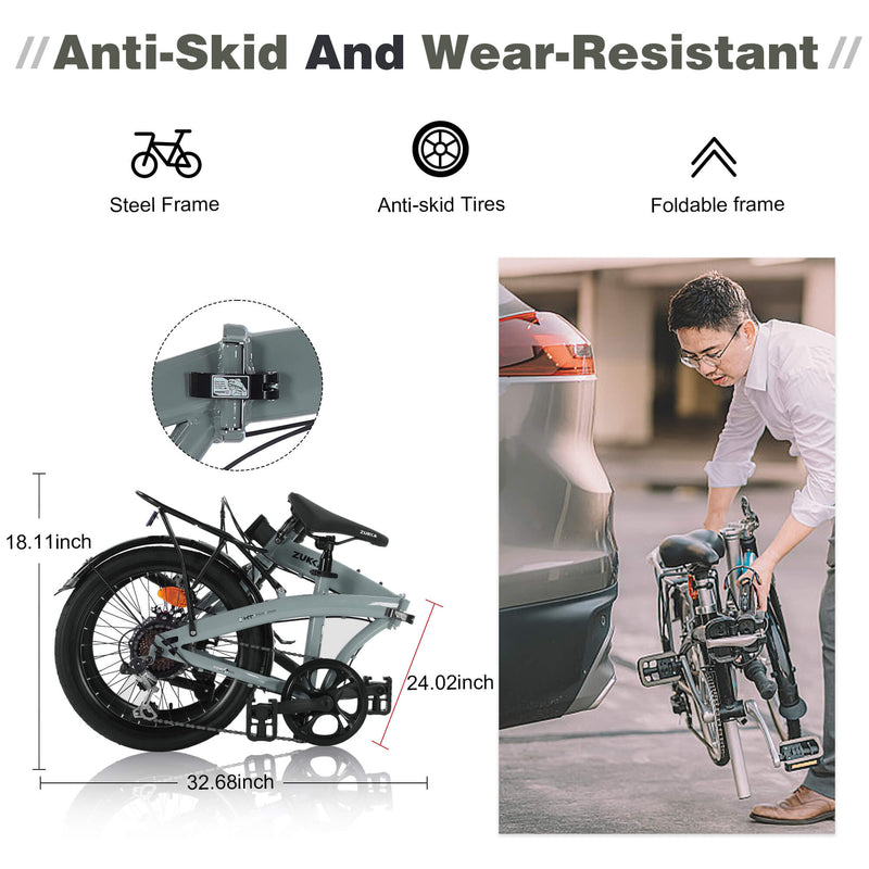 Load image into Gallery viewer, Zukka Crossroll Folding Bike - 20"