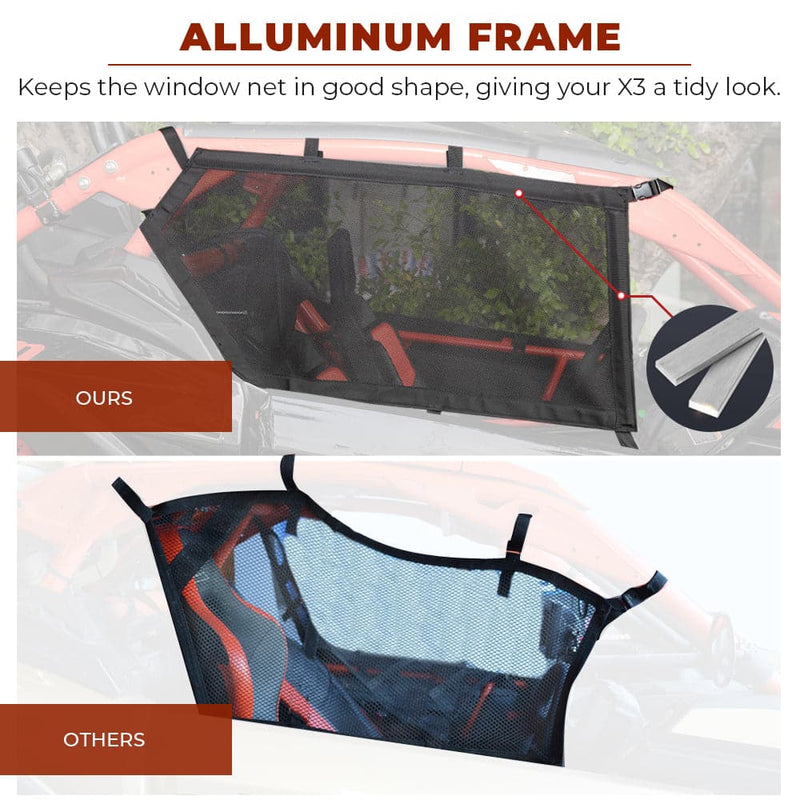 Load image into Gallery viewer, Upper Door Window Nets for Can Am Maverick X3/MAX - Set of Two