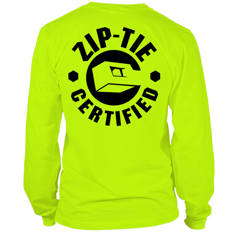 Load image into Gallery viewer, Zip Tie - Long Sleeve Hi-Vis T-Shirt