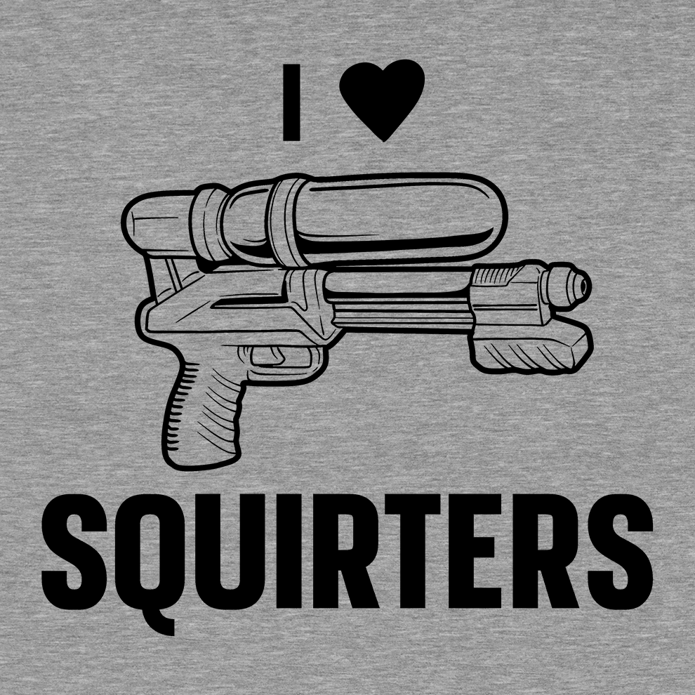 I Love Squirters - Safety Yellow Hi-Vis Long Sleeve