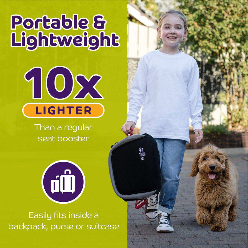 Load image into Gallery viewer, BubbleBum Inflatable Car Booster Seat - Travel Booster Seat - Black Style ✔️ - Skoutley Outdoors LLC