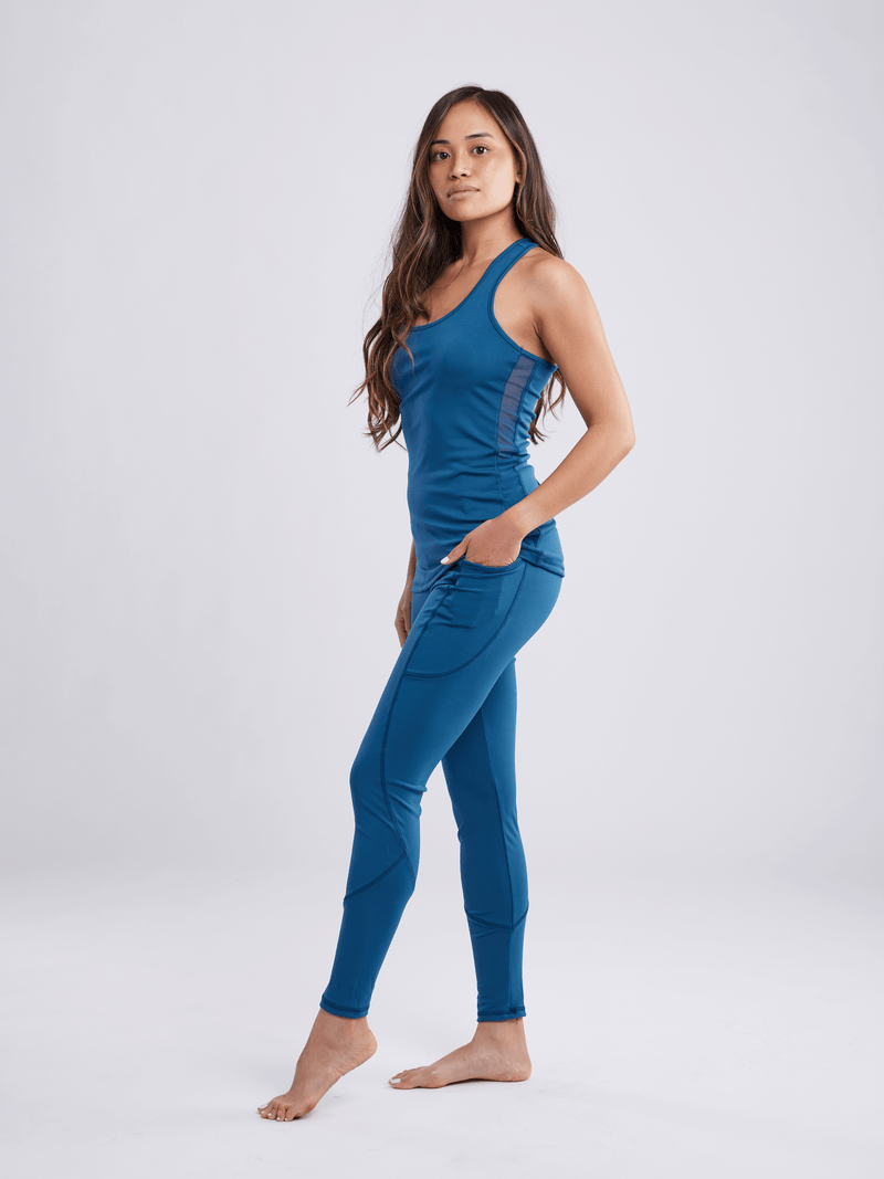 Load image into Gallery viewer, JupiterGear High-Waisted Classic Gym Leggings with Side Pockets