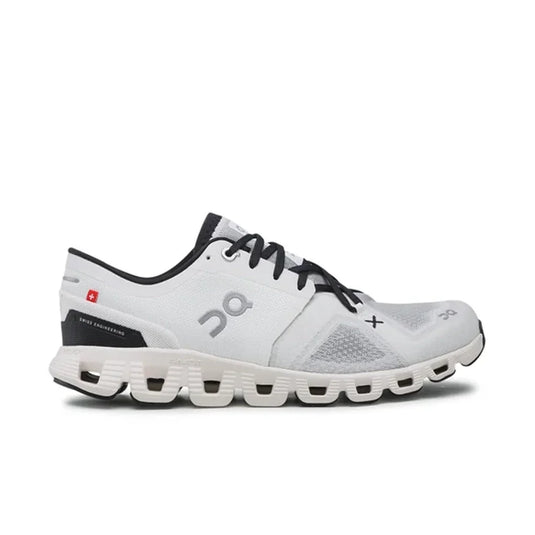 Women's On Cloud X 3, White/Black, 10 B Medium - Skoutley Outdoors LLC
