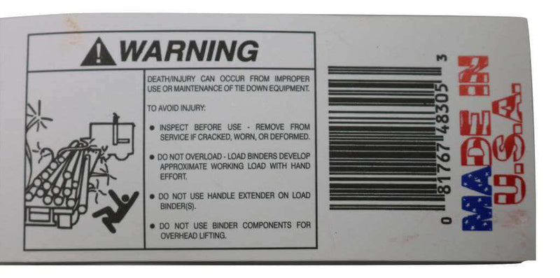 Load image into Gallery viewer, 1" x 20 ft. Ratchet Strap with Wire Hooks & D-Rings | R120WD