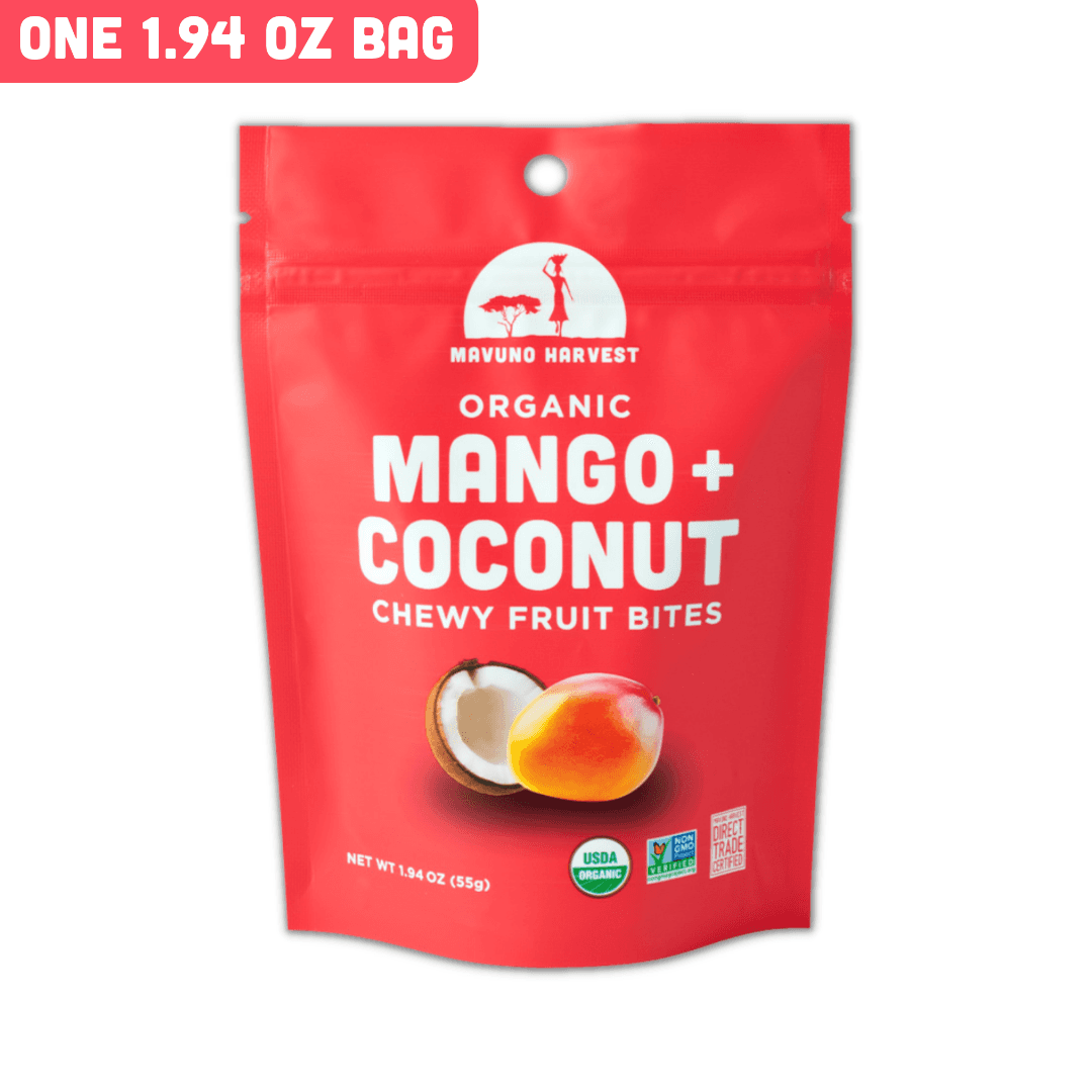 Organic Fruit Bites: Mango & Coconut - Skoutley Outdoors LLC