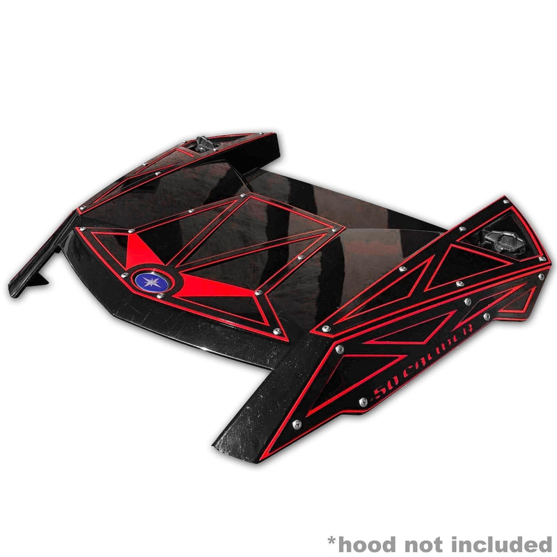 Load image into Gallery viewer, RZR XP Turbo S Hood Bling Panels
