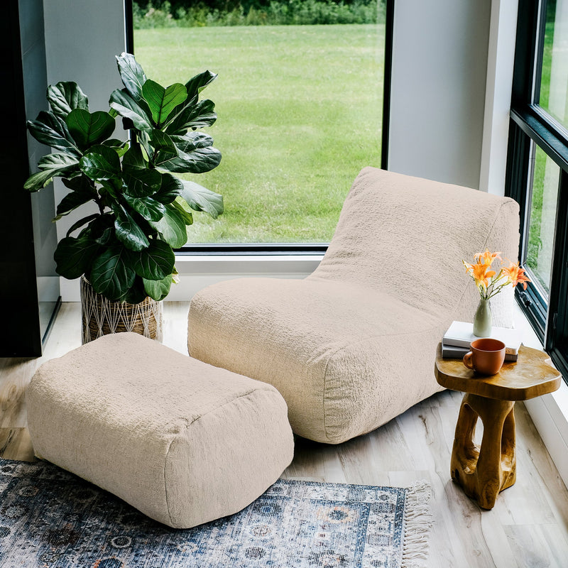 Load image into Gallery viewer, Modora® Lounger and Ottoman Bundle