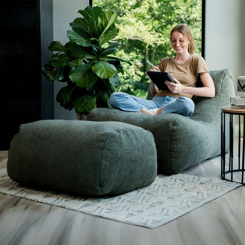 Load image into Gallery viewer, Modora® Lounger and Ottoman Bundle