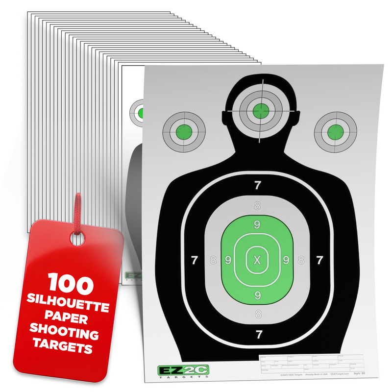 Load image into Gallery viewer, EZ2C RD11 Silhouette 12"x18" Paper Shooting Target Made in USA