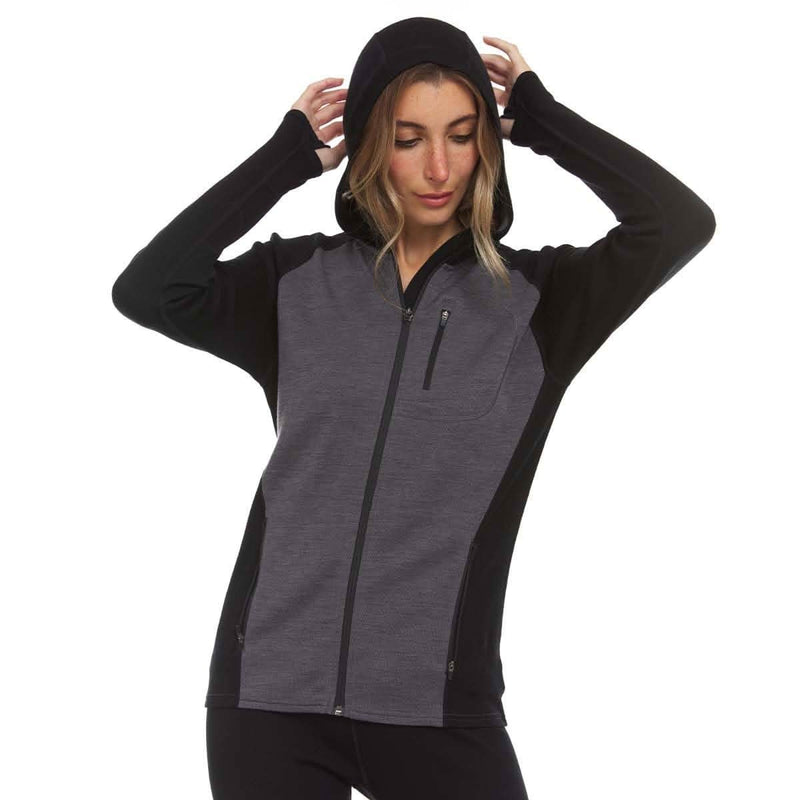 Load image into Gallery viewer, Women's Full Zip Merino Hoodie - Midweight