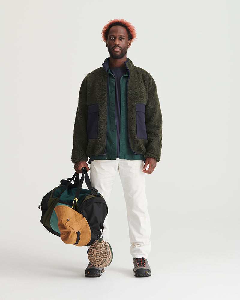 Load image into Gallery viewer, Recycled Sherpa Full Zip