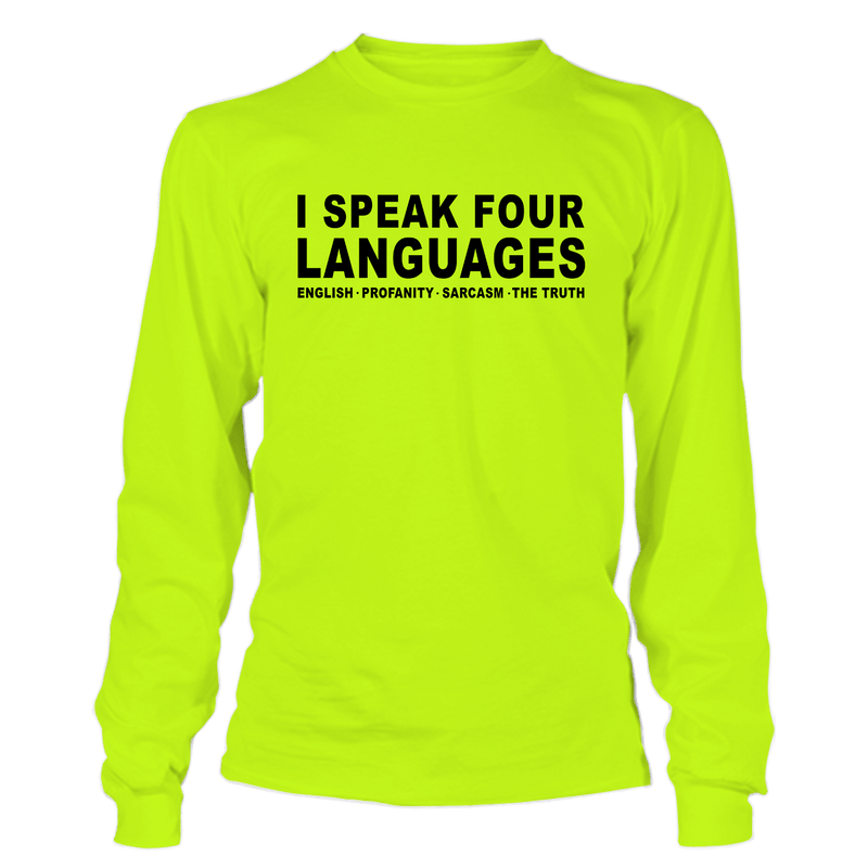 Load image into Gallery viewer, Four Languages - Hi-Vis Long Sleeve