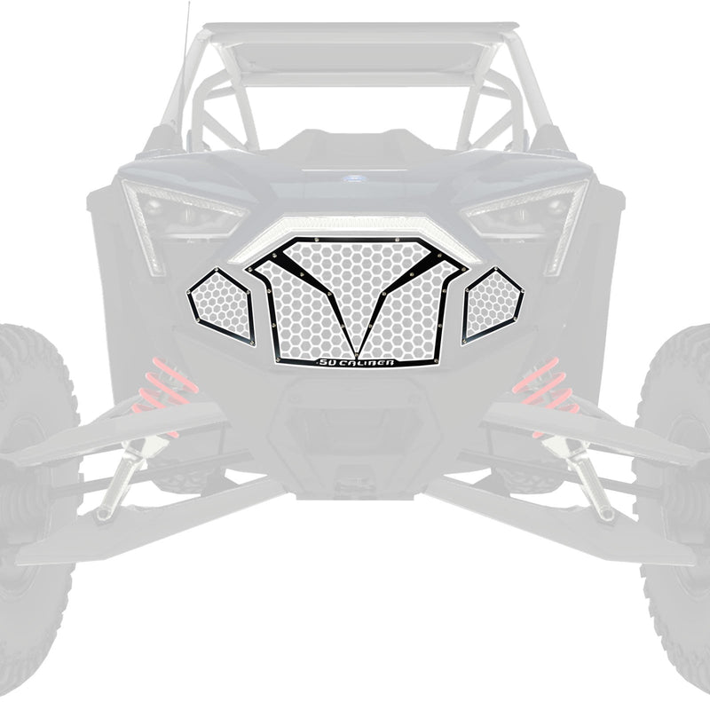 Load image into Gallery viewer, 3 Piece Laser Cut Steel Grille RZR PRO R & Turbo R