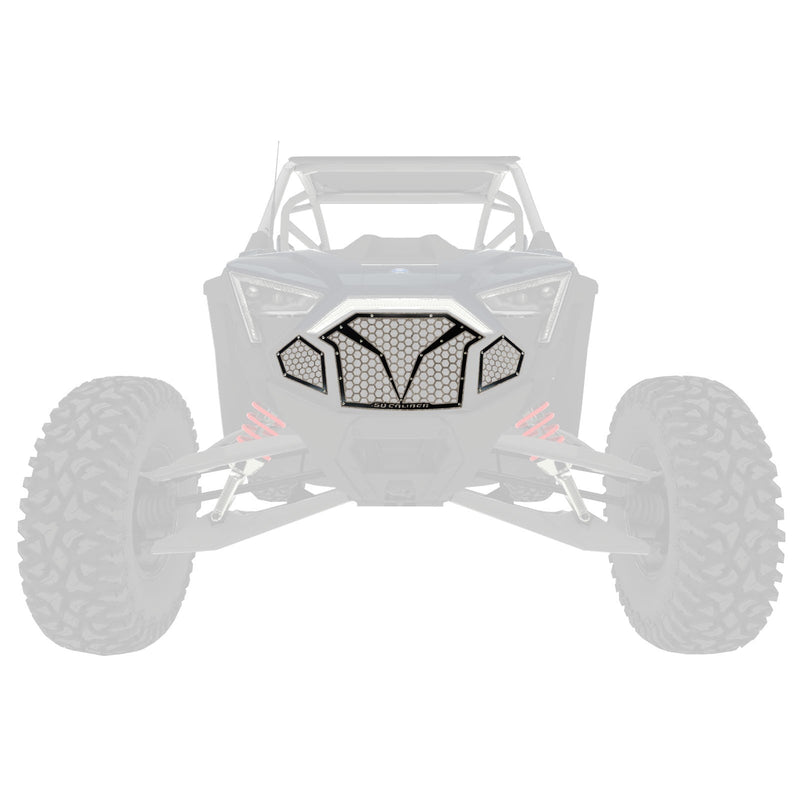 Load image into Gallery viewer, 3 Piece Laser Cut Steel Grille RZR PRO R & Turbo R