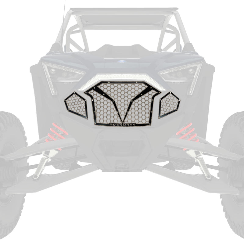 Load image into Gallery viewer, 3 Piece Laser Cut Steel Grille RZR PRO R & Turbo R