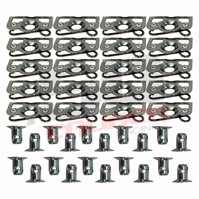 Load image into Gallery viewer, Dzus Tab Plate Kits - Dimpled Center