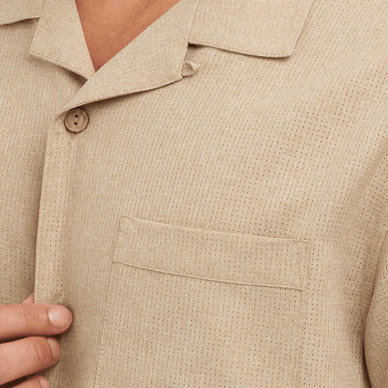 Load image into Gallery viewer, Khaki Camp Shirt