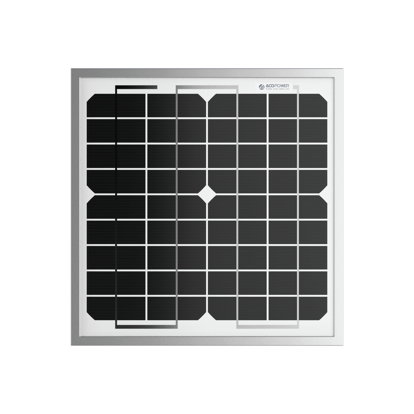 10 Watt 12 Volt Monocrystalline Solar Panel - Skoutley Outdoors LLC