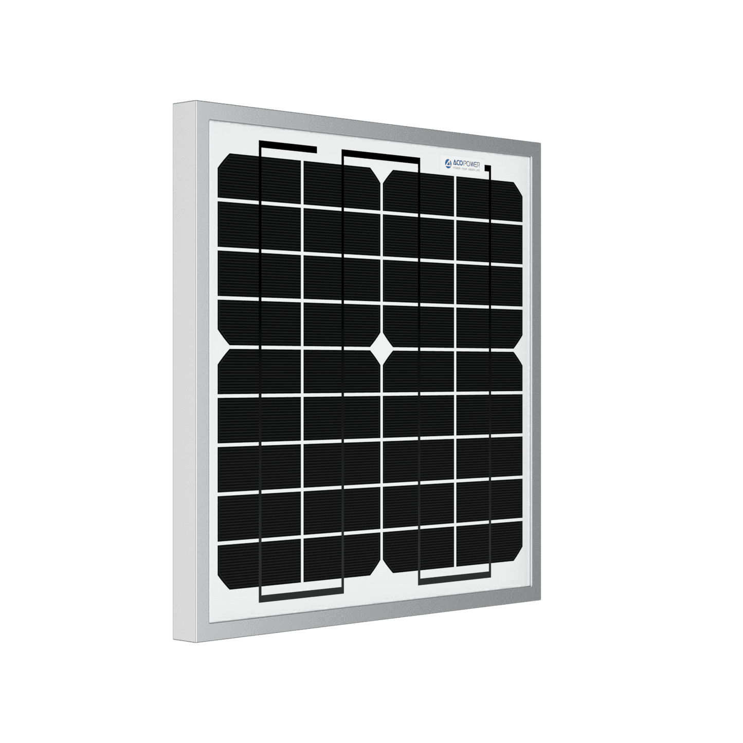 10 Watt 12 Volt Monocrystalline Solar Panel - Skoutley Outdoors LLC