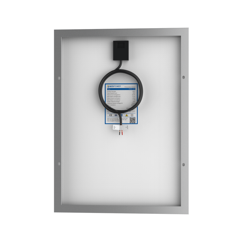 Load image into Gallery viewer, 20 Watt 12 Volt Monocrystalline Solar Panel