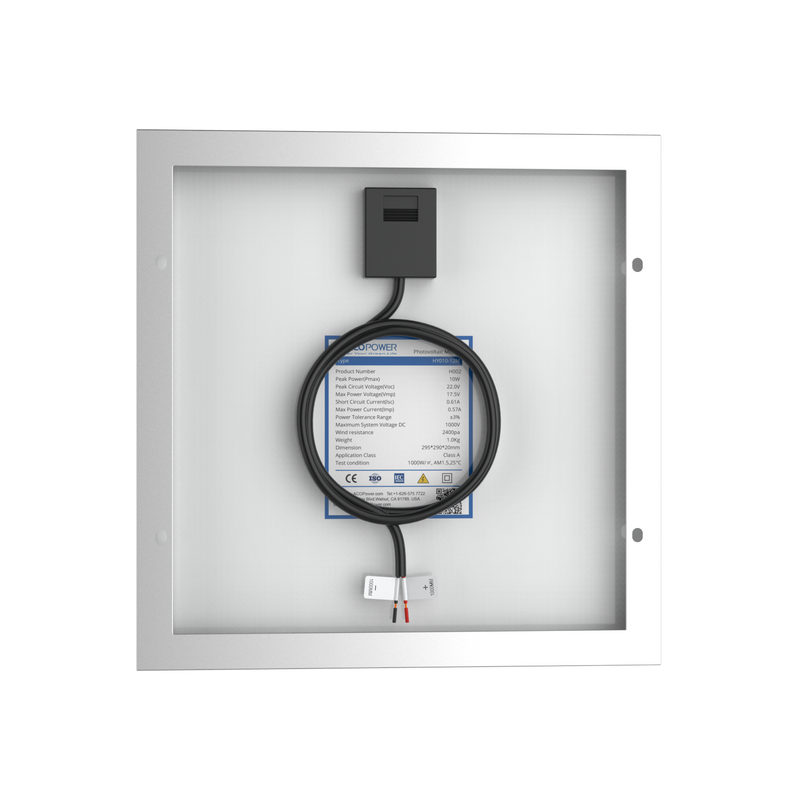 Load image into Gallery viewer, 10 Watt 12 Volt Monocrystalline Solar Panel