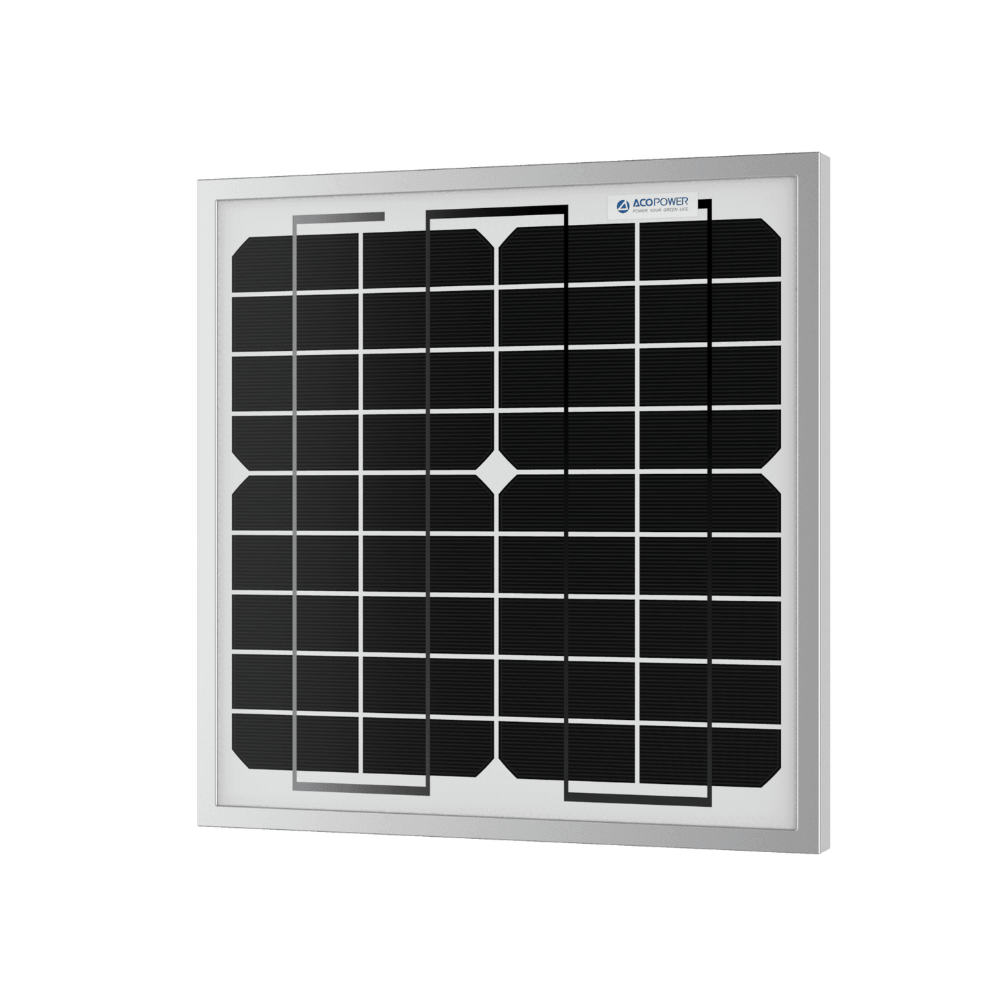 10 Watt 12 Volt Monocrystalline Solar Panel - Skoutley Outdoors LLC