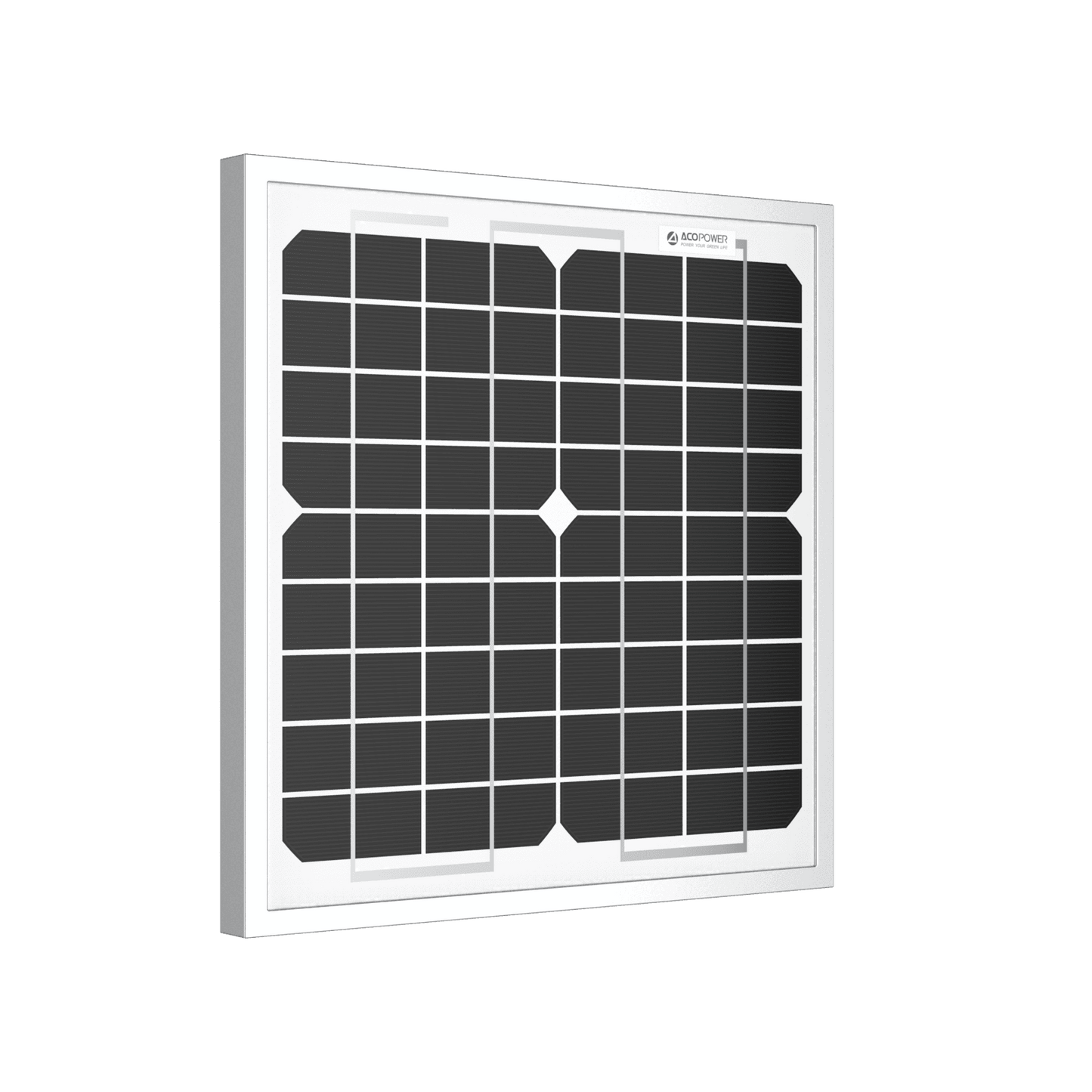 10 Watt 12 Volt Monocrystalline Solar Panel - Skoutley Outdoors LLC