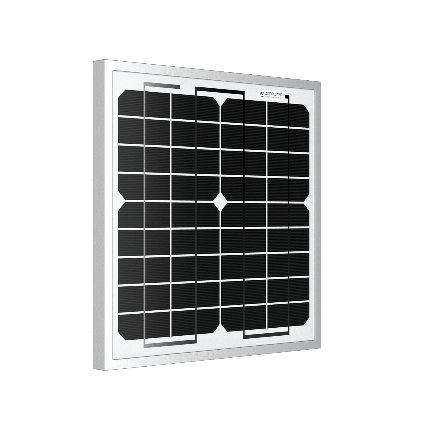 10 Watt 12 Volt Monocrystalline Solar Panel - Skoutley Outdoors LLC
