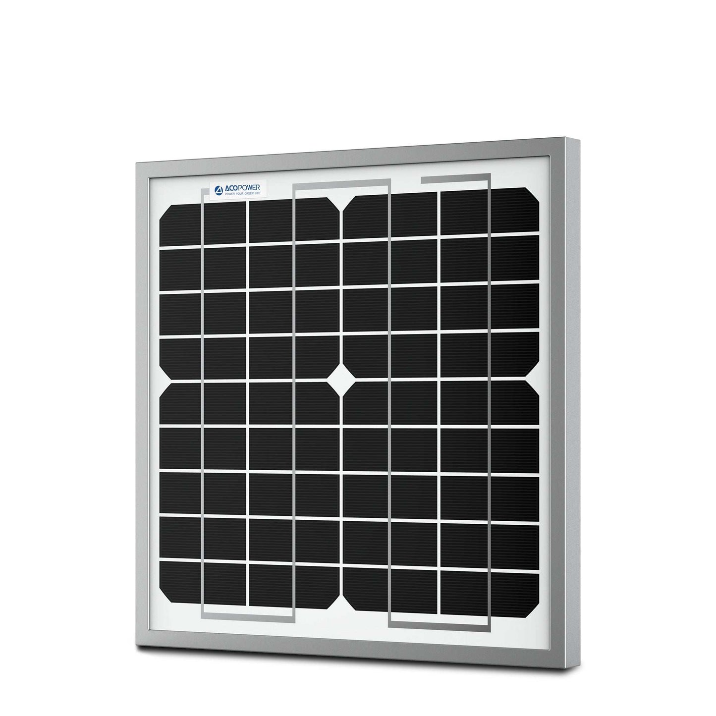 10 Watt 12 Volt Monocrystalline Solar Panel - Skoutley Outdoors LLC