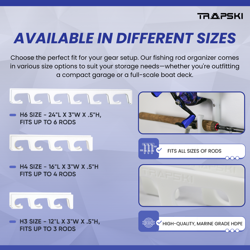 Load image into Gallery viewer, Made in the USA Fishing Rod Rack | Wall or Ceiling Mounted