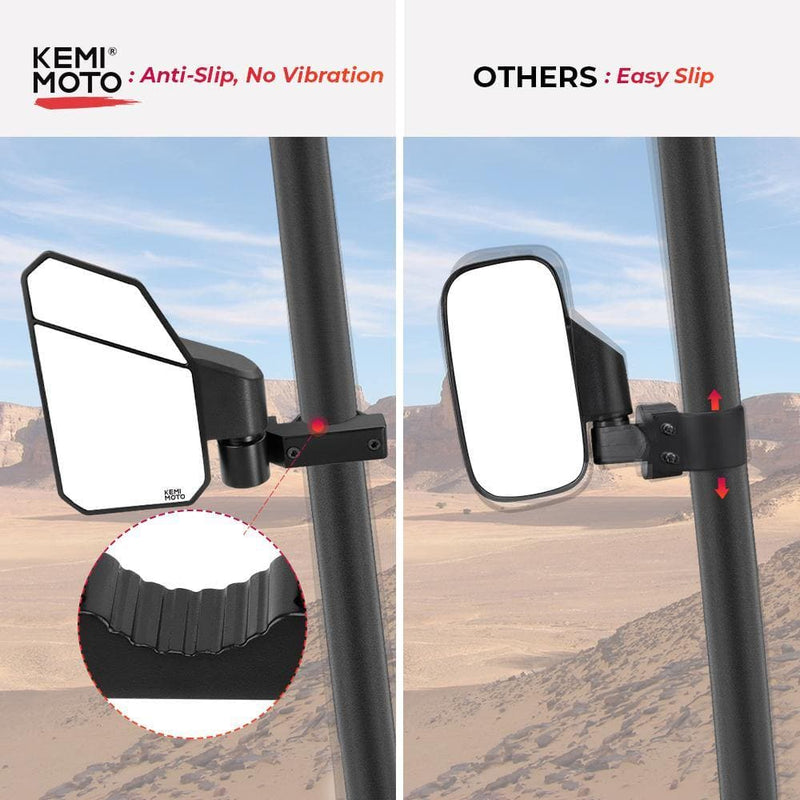 Load image into Gallery viewer, UTV 1.6"-2" Side Mirrors for Polaris RZR, Pioneer, Can Am Maverick X3