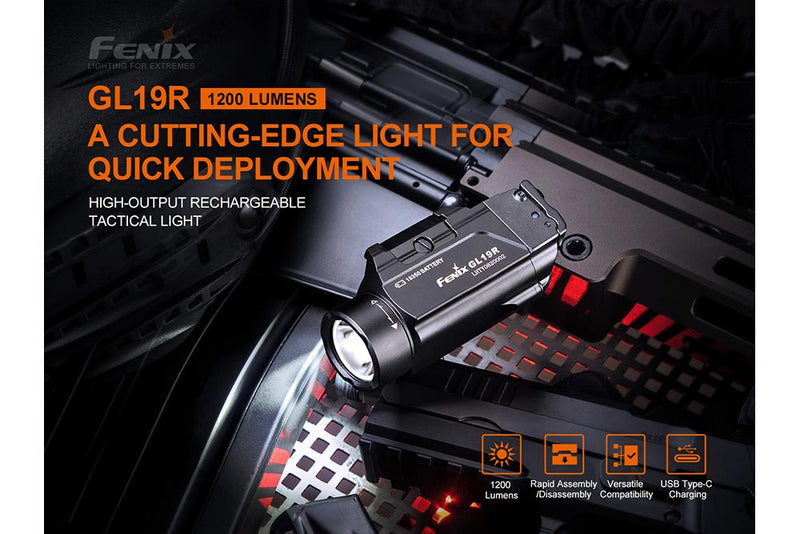 Load image into Gallery viewer, Fenix GL19R Rechargeable Tactical Light - Discontinued