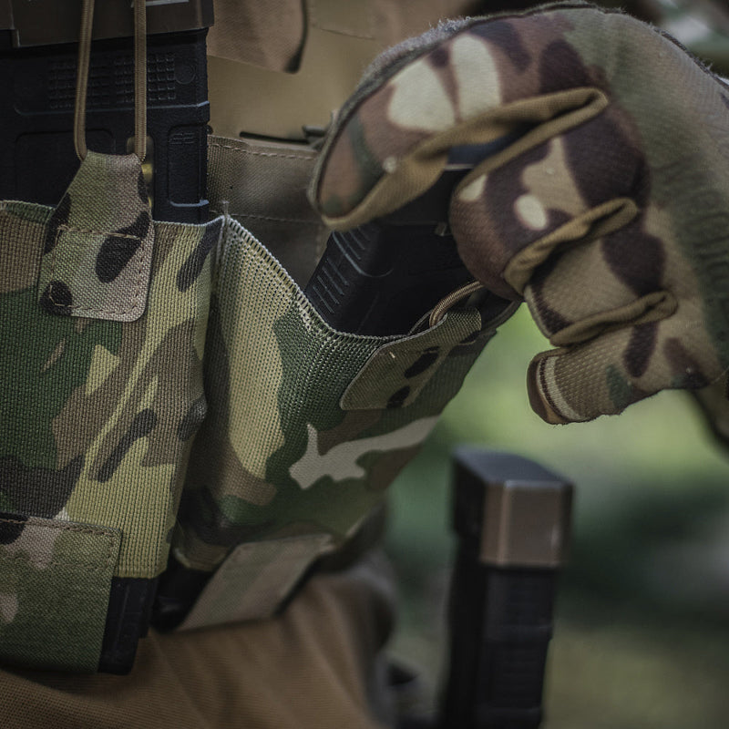 Load image into Gallery viewer, M-Tac Elastic Triple Mag Pouch Elite Laser Cut