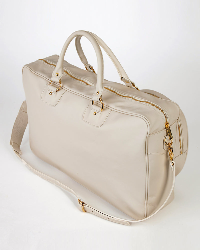 Load image into Gallery viewer, Vintage Leather Handbag White