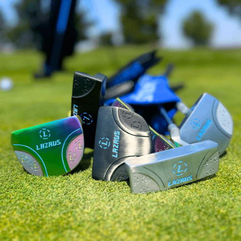 Load image into Gallery viewer, Lazrus Golf Premium Putter - Milled Face (Right & Left Hand) With Magnetic Head Cover