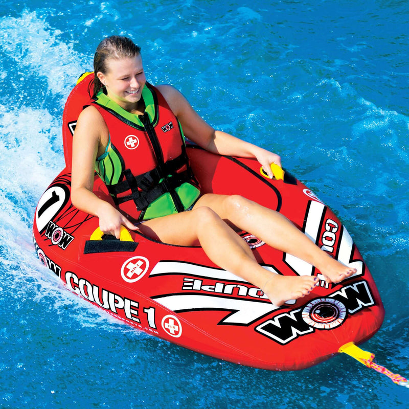 Load image into Gallery viewer, WOW Watersports 1 Person Coupe Cockpit Towable Water Tube