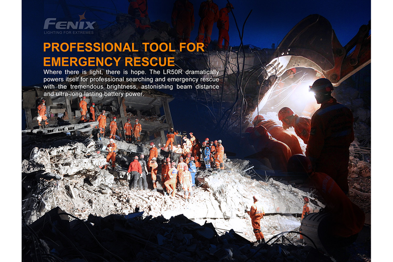 Load image into Gallery viewer, Fenix LR50R Multifunctional LED Search Light - 12000 Lumens