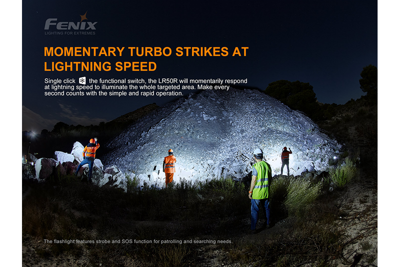 Load image into Gallery viewer, Fenix LR50R Multifunctional LED Search Light - 12000 Lumens