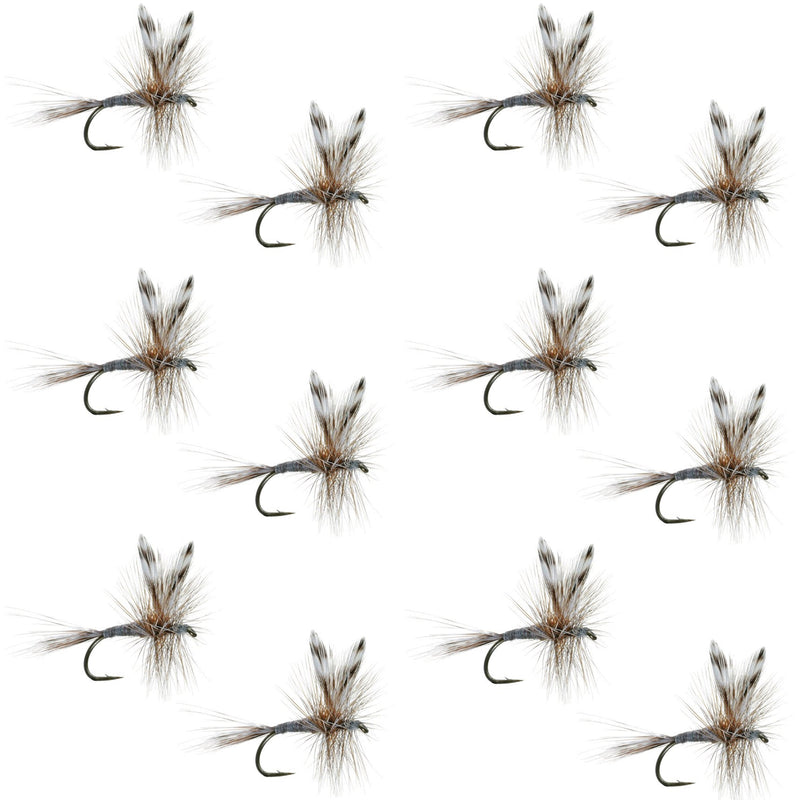 Load image into Gallery viewer, Adams Classic Dry Fly - 1 Dozen Flies Hook Size 12