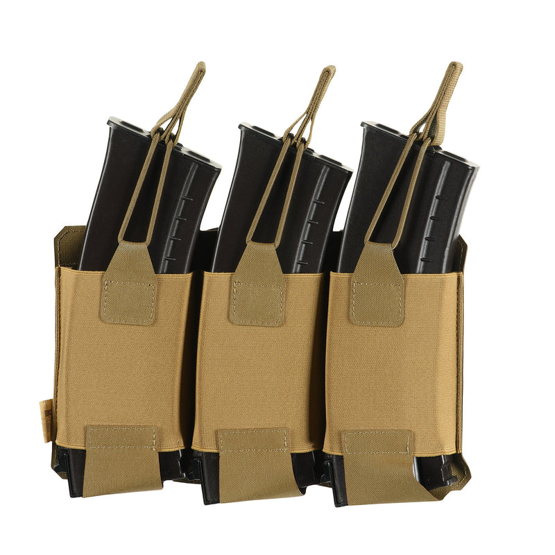 Load image into Gallery viewer, M-Tac Elastic Triple Mag Pouch Elite Laser Cut