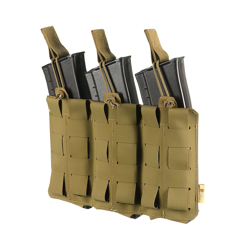 Load image into Gallery viewer, M-Tac Elastic Triple Mag Pouch Elite Laser Cut