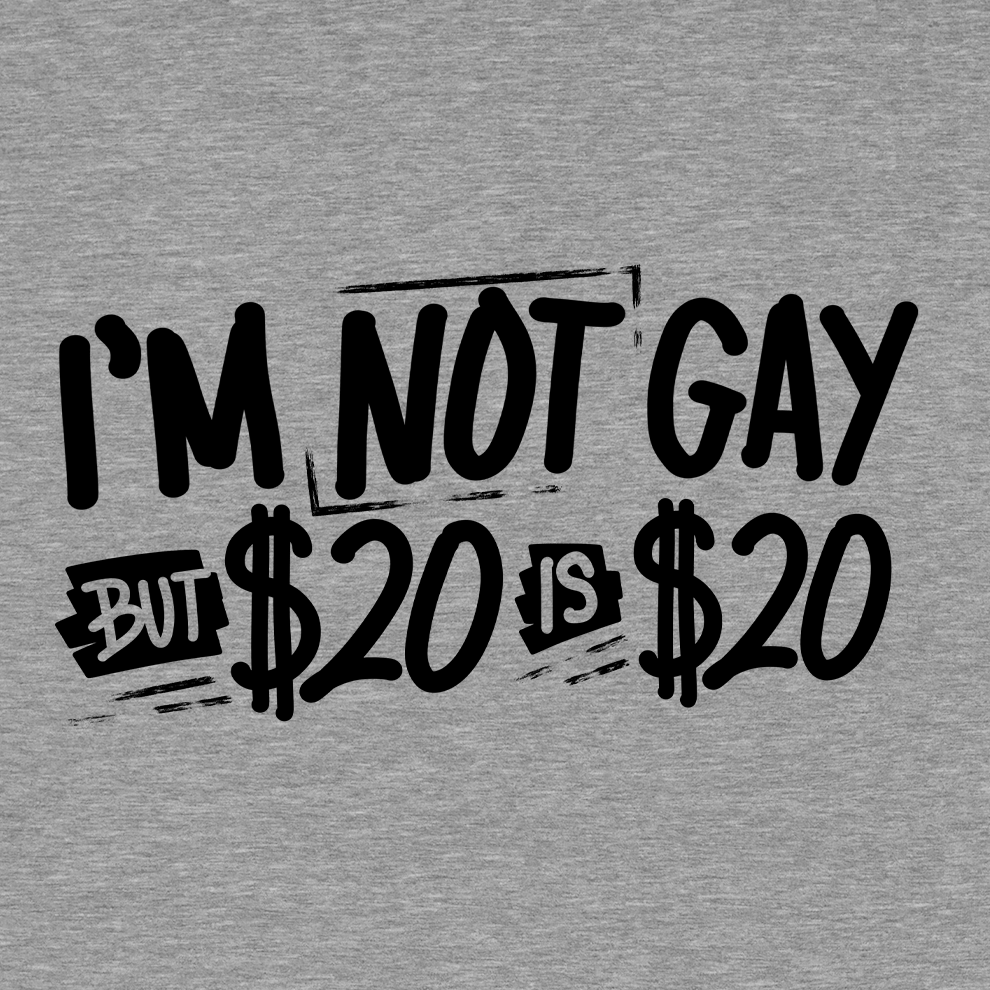I'm Not Gay - Long Sleeve - Hi-Vis T-Shirt