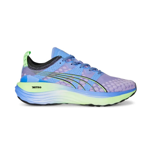 Women's Puma ForeverRun Nitro, Elektro Purple/Fizzy Lime, 7.5 B Medium - Skoutley Outdoors LLC