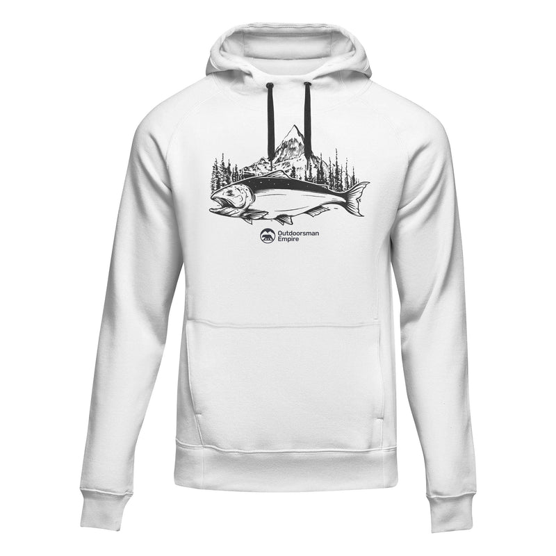 Load image into Gallery viewer, Fishing Mountain Unisex Hoodie